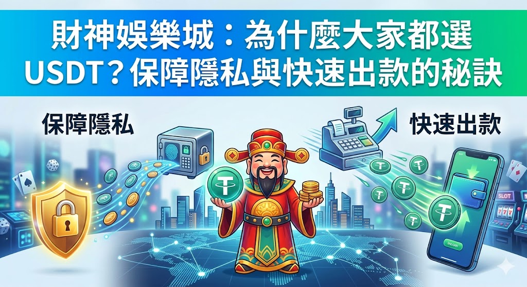 財神娛樂城：為什麼大家都選 USDT？保障隱私與快速出款的秘訣